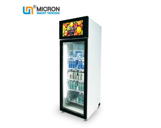 Fresh fruit vending machine smart fridge with cooling system and touch screen